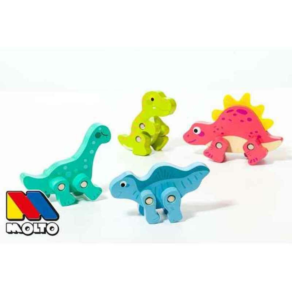 Set med dinosaurier Moltó 21295 4 Delar - 2