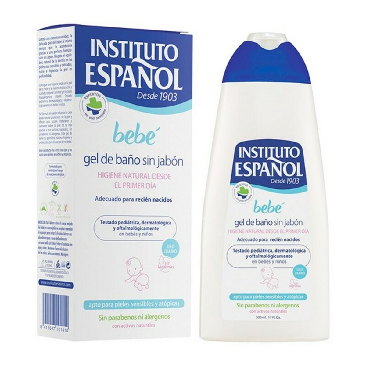Duschgel utan tvål Instituto Español Bebe 500 ml