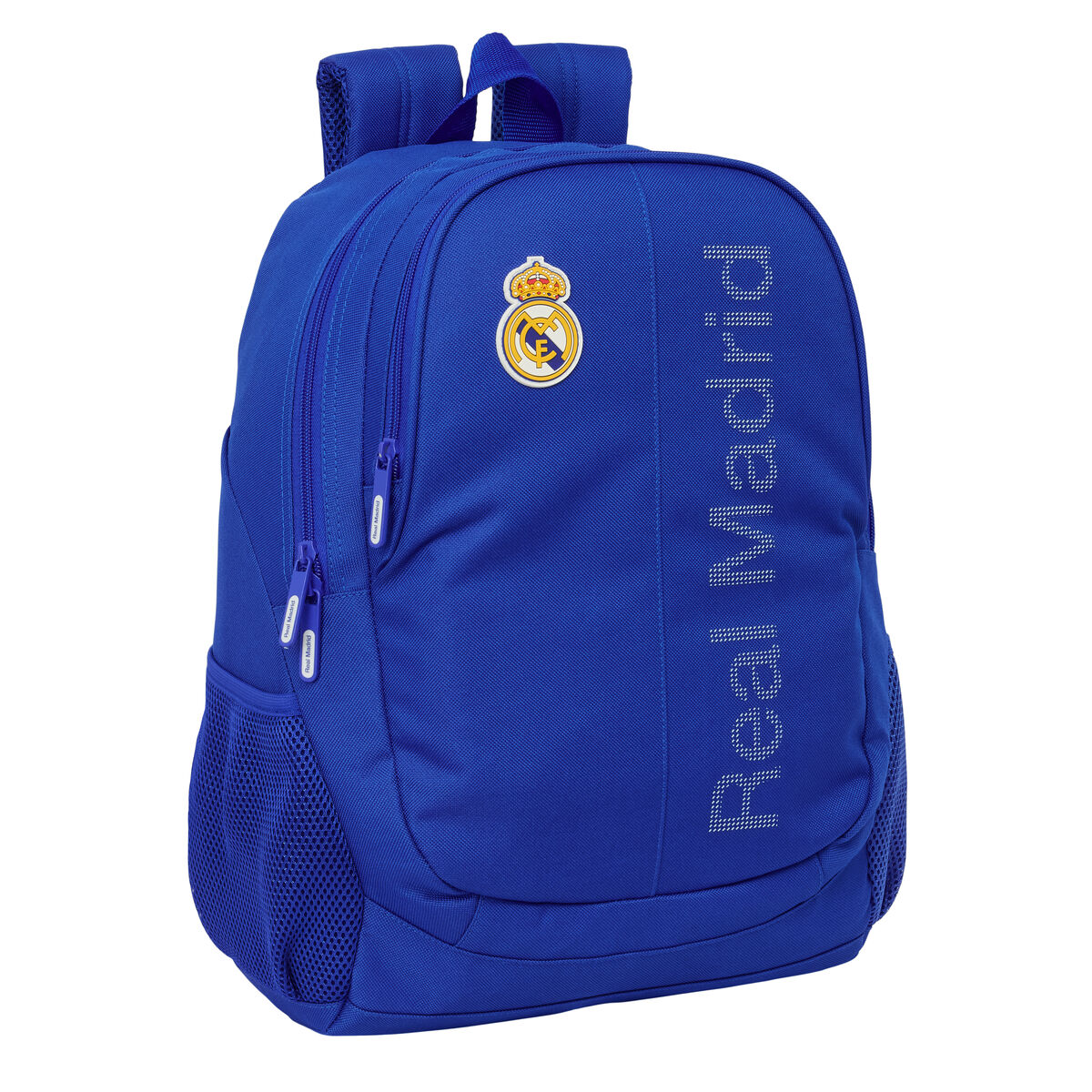 Skolryggsäck Real Madrid C.F. Blå 32 x 44 x 16 cm