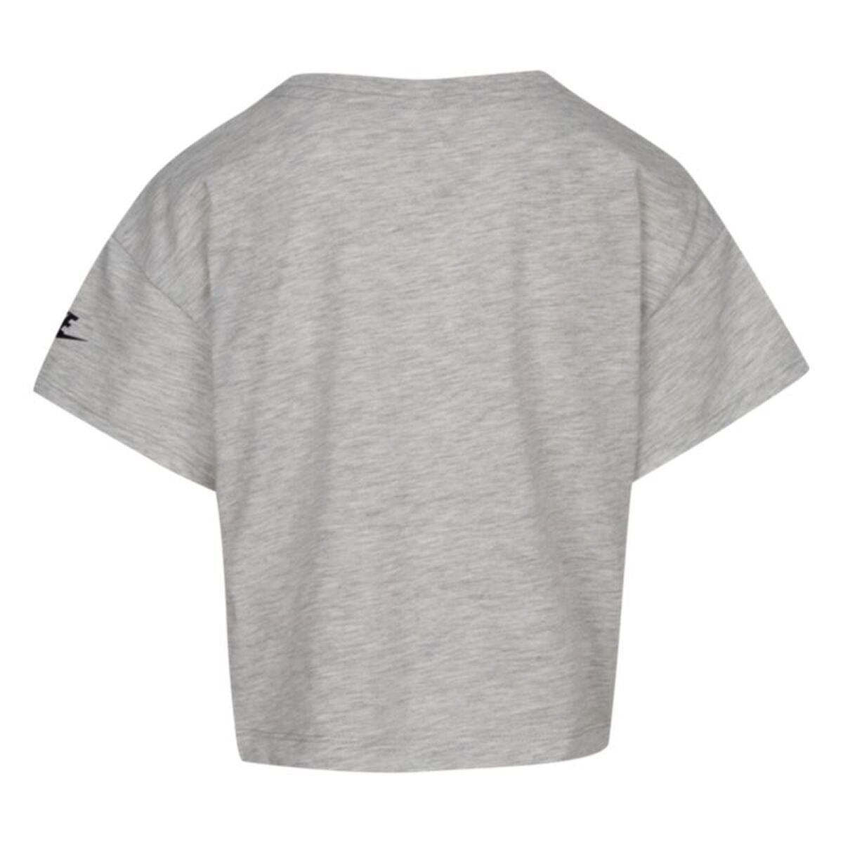 Barn T-shirt med kortärm Nike 36J086-C87 Ljusgrå - 2