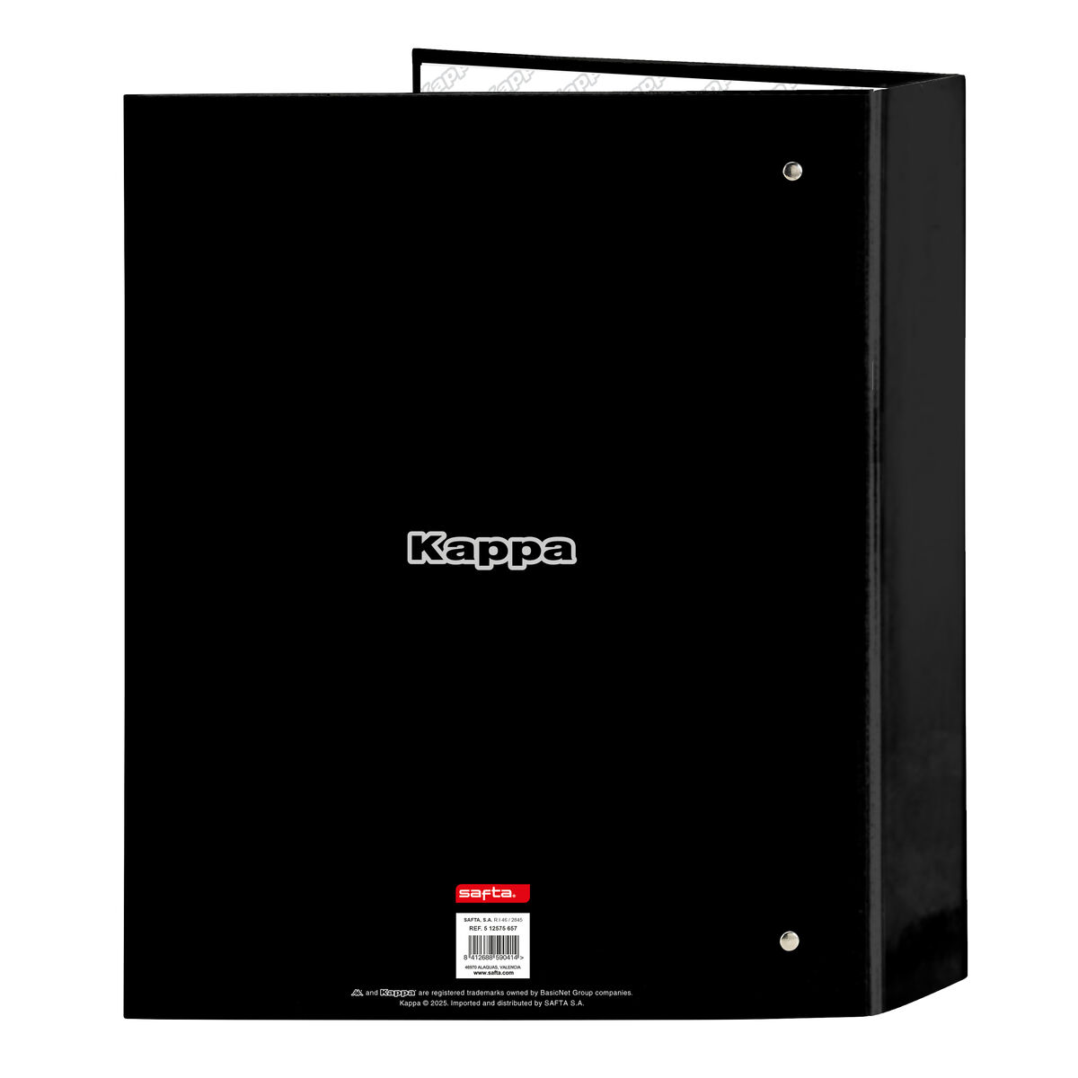 Ringpärm Kappa Dark Svart A4 27 x 33 x 6 cm - 2