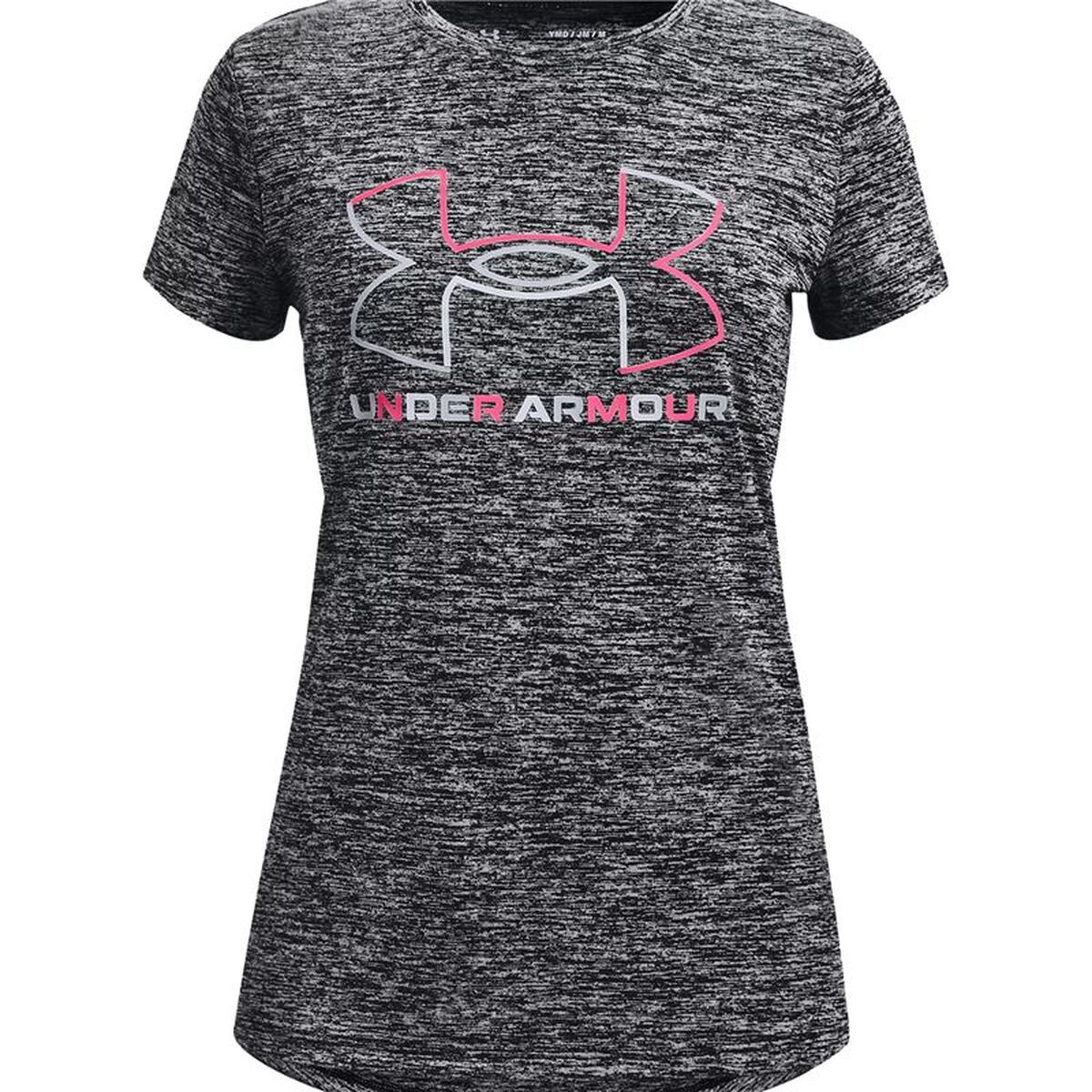 Barn T-shirt med kortärm Under Armour Tech BL Twist SS Mörkgrå