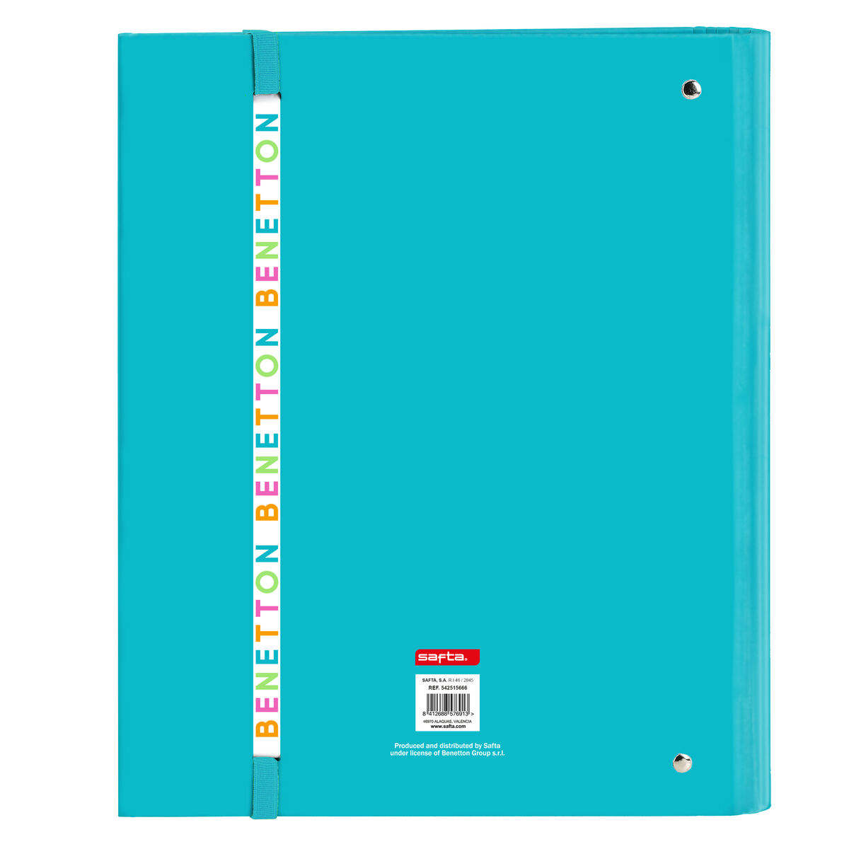 Ringpärm Benetton Summer Blå 27 x 32 x 3.5 cm - 2