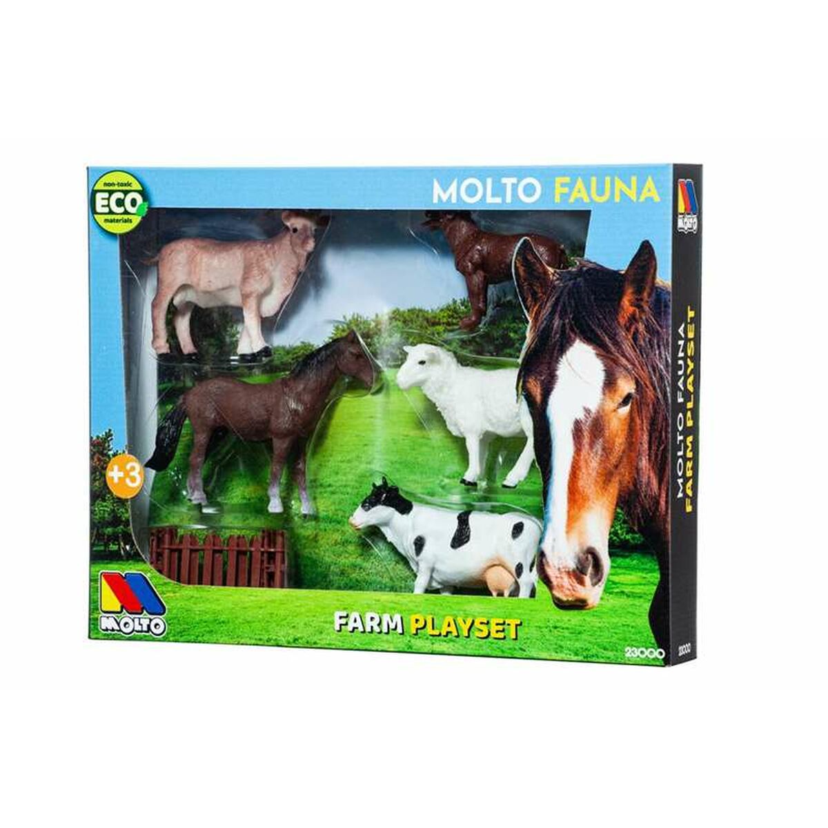 Set med lantbruksdjur Moltó 6 Delar Plast - 2