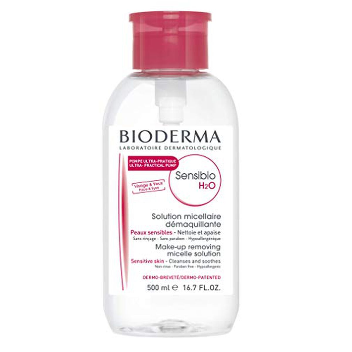 Ansiktssminkremover Bioderma Sensibio 500 ml