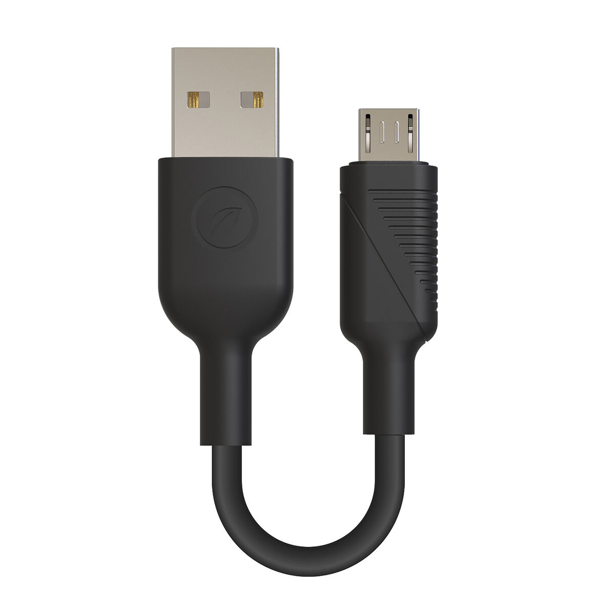 USB-kabel Muvit for Change Svart 20 cm