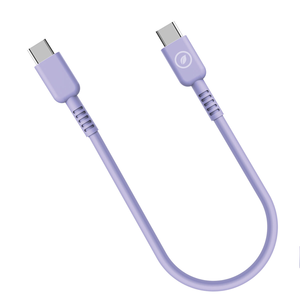 USB-C till USB-C Kabel Muvit for Change Lavendel 0,2 m
