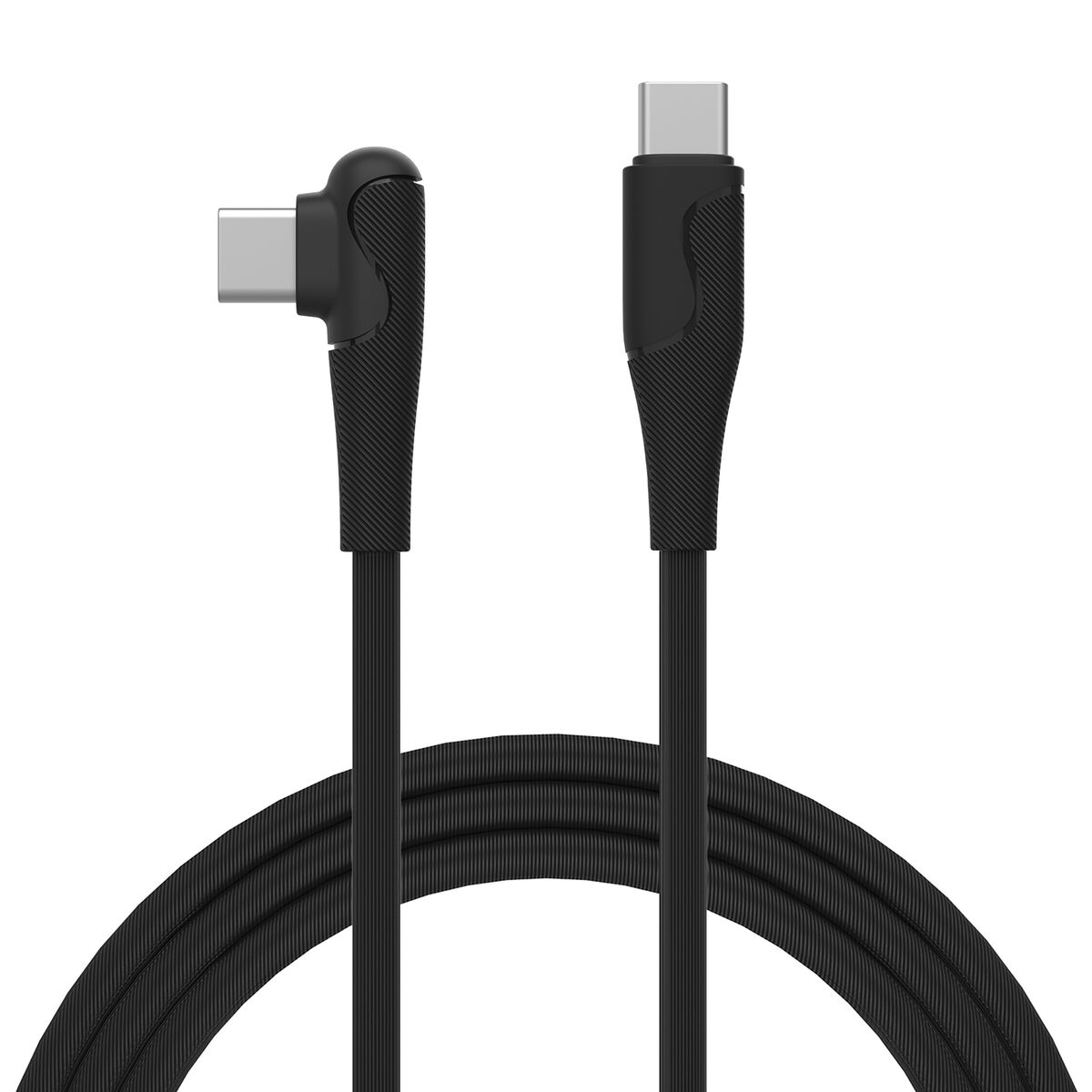 USB-C till USB-C Kabel Muvit for Change Svart 1,2 m