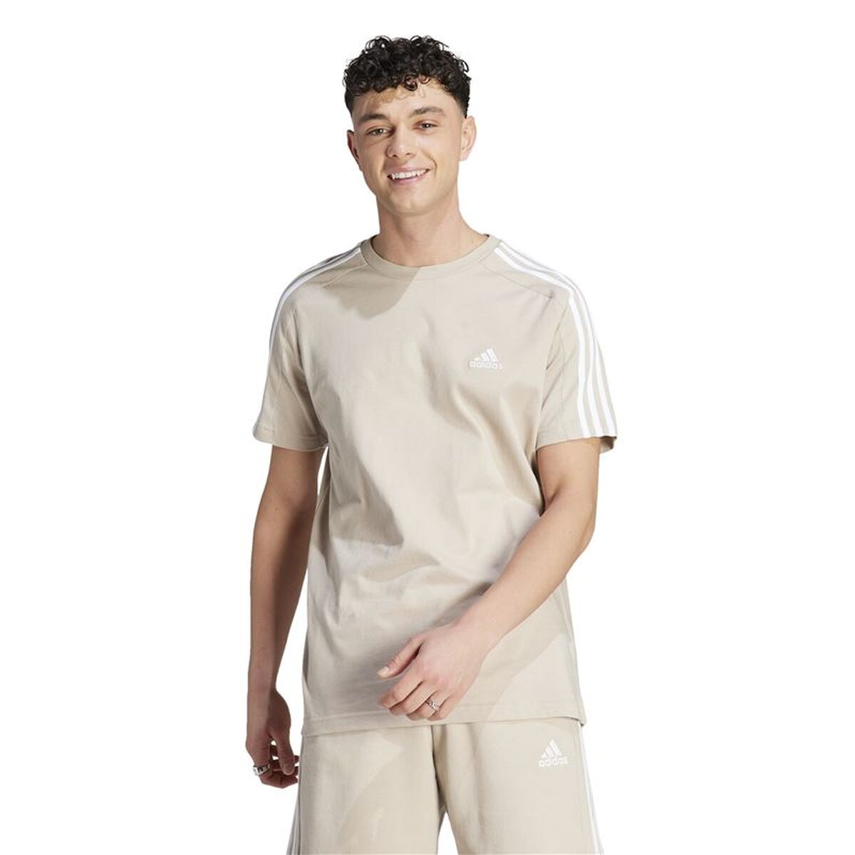 T-shirt med kortärm Herr Adidas IJ8685 Beige (XS) - 2