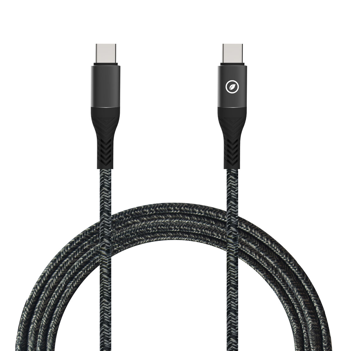 USB-C till USB-C Kabel Muvit for Change Svart 1,2 m