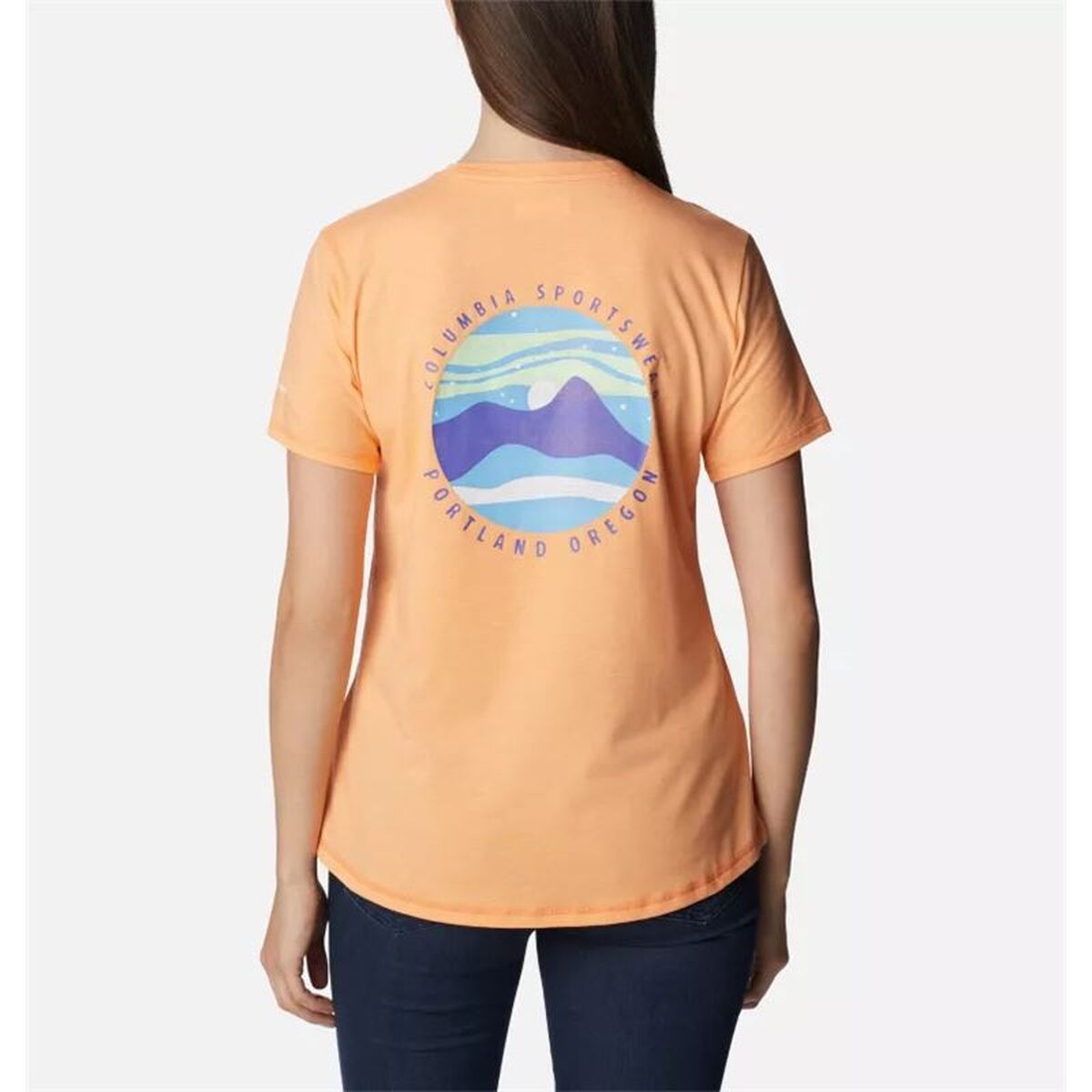 T-shirt med kortärm Dam Columbia 1998133812 Lax (XS) - 2