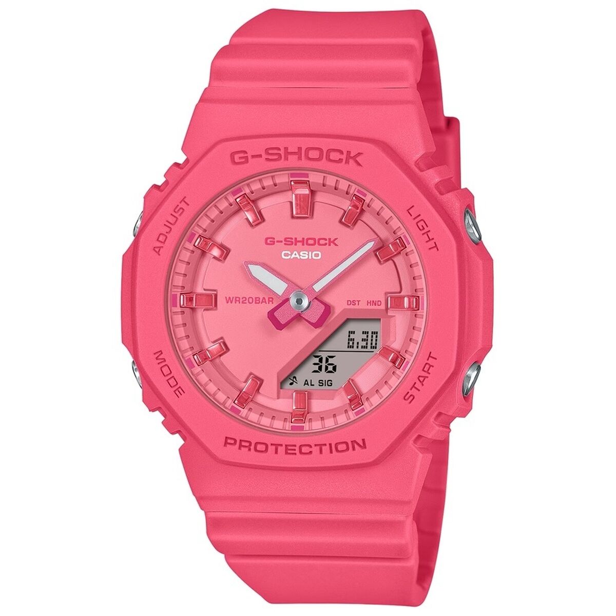 Damklocka Casio G-Shock OAK COMPACT TONE ON TONE SERIE - POWER PINK (Ø 40 mm)