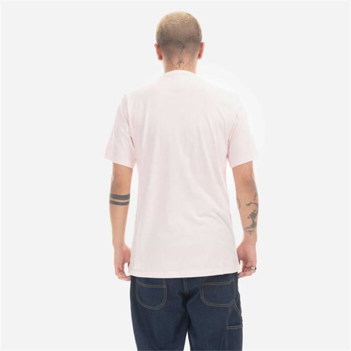 T-shirt med kortärm Herr Converse 10024566-A09 Beige (XS) - 2