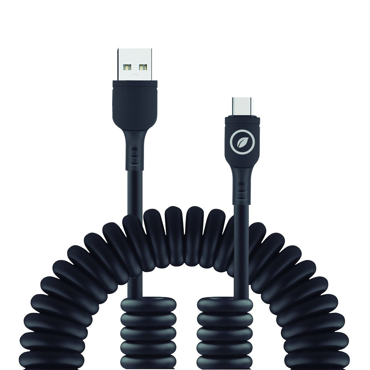 USB A till USB-C Kabel Muvit for Change Svart
