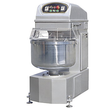 Spiralblandare, 75 kg / 200 liter, 2 hastigheter, med timer