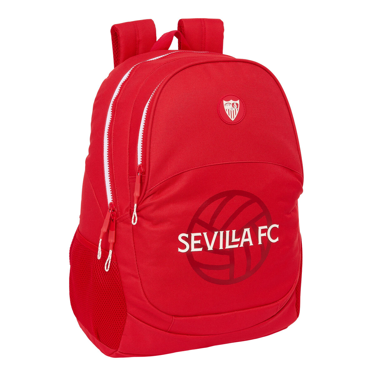 Skolryggsäck Sevilla Fútbol Club Röd 32 x 44 x 16 cm