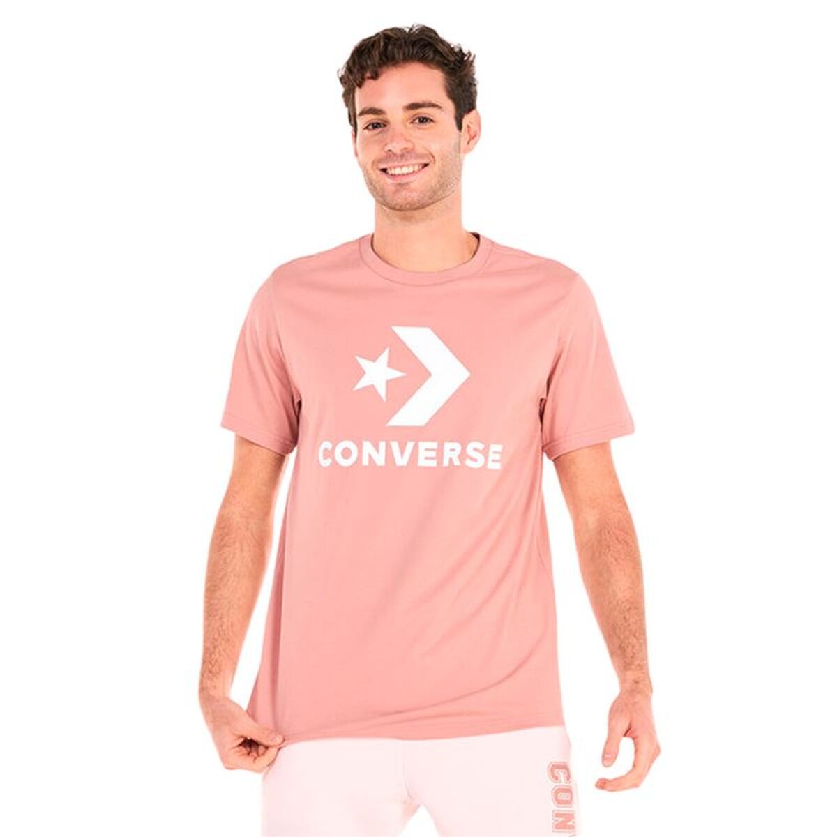 T-shirt med kortärm Herr Converse 10025458-A06 Lax (S) - 2