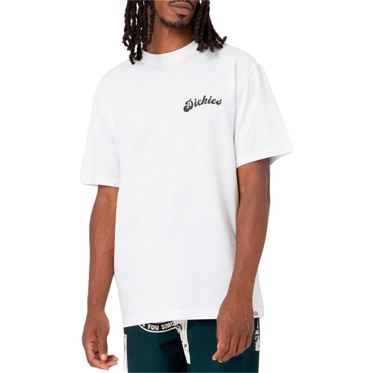 T-shirt med kortärm Herr Dickies DK0A4YJYWHX1 Vit (L)