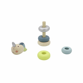Enhörning DKD Home Decor Trä (6 x 6 x 13.5 cm) (2 pcs)