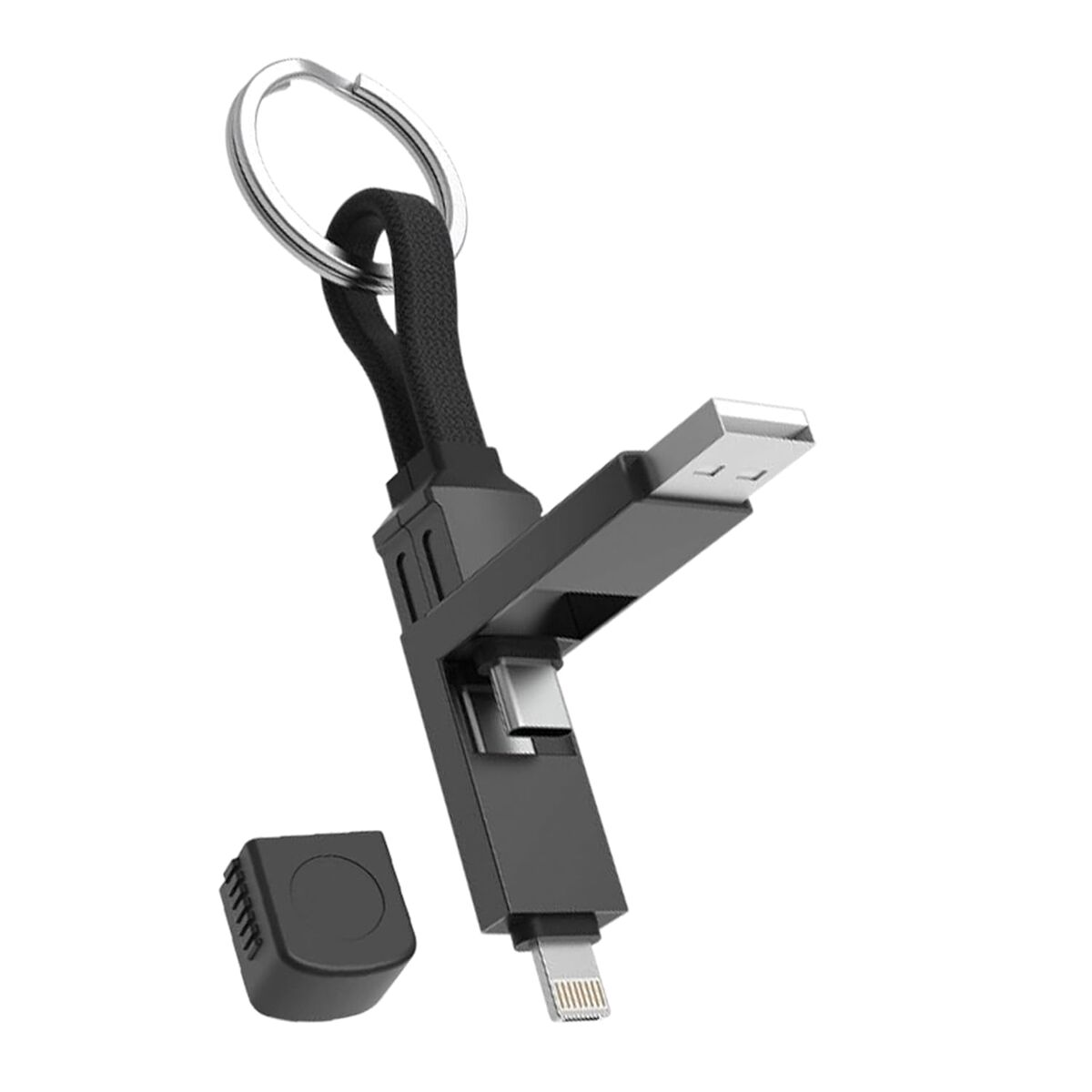 USB-kabel Muvit MC278-A Svart - 2