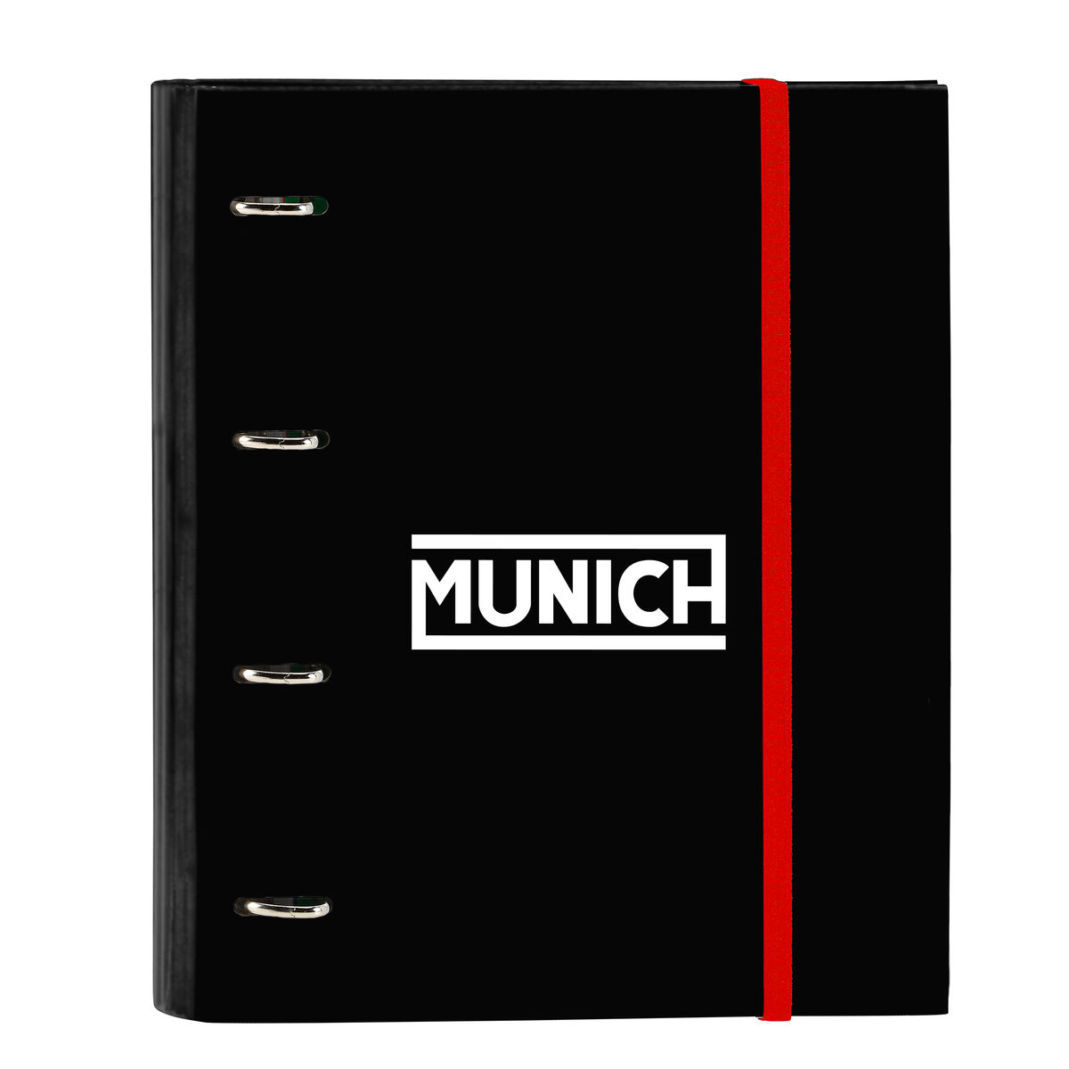 Ringpärm Munich Vulcan Svart 27 x 32 x 3.5 cm