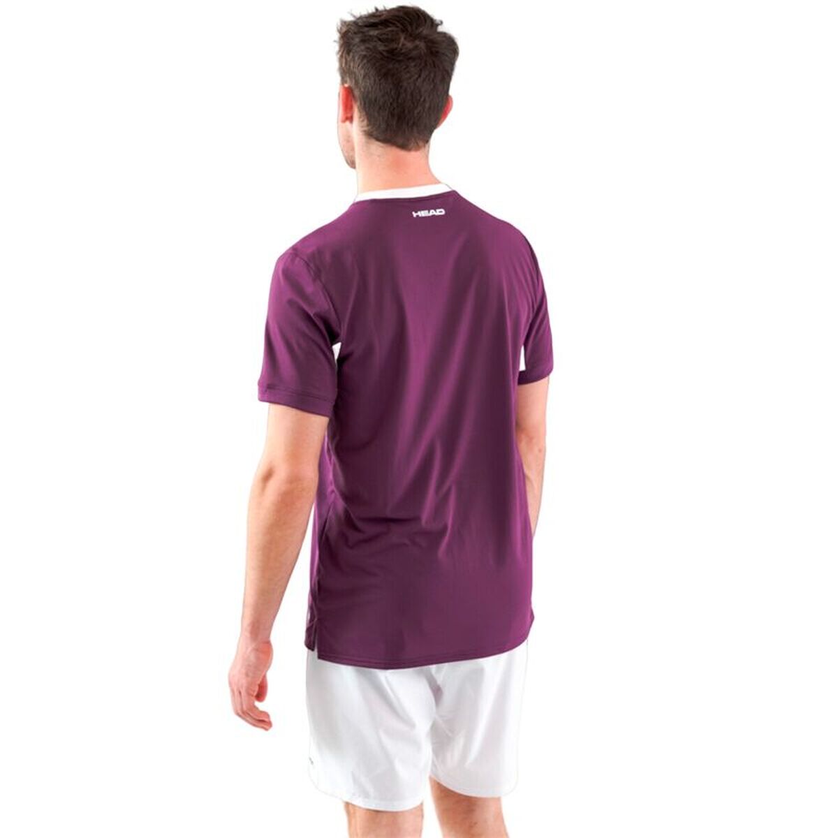 T-shirt med kortärm Herr Head 811443-LC Purpur (S) - 2
