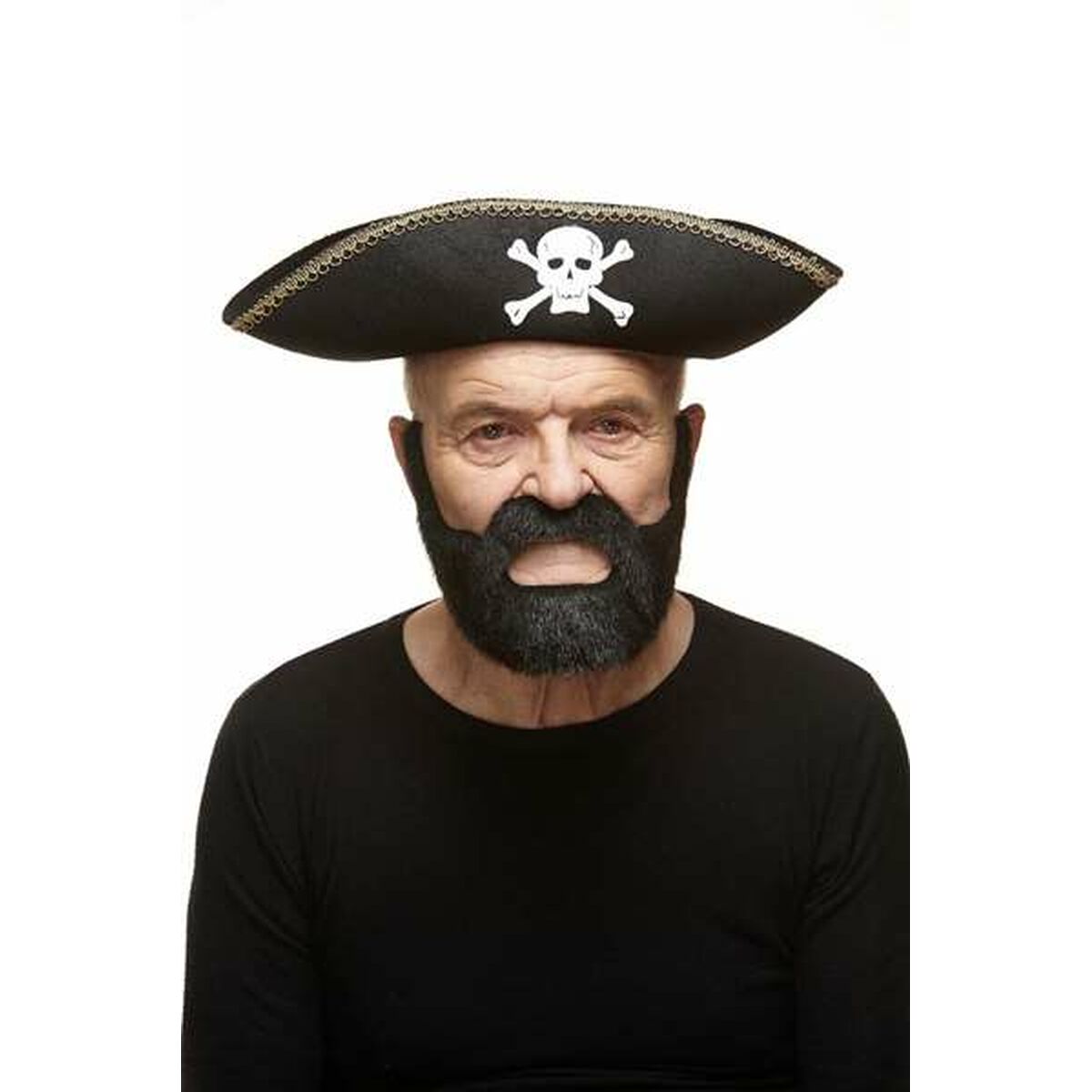 Falskt skägg My Other Me Svart One size Maskeraddräktsaccessoarer
