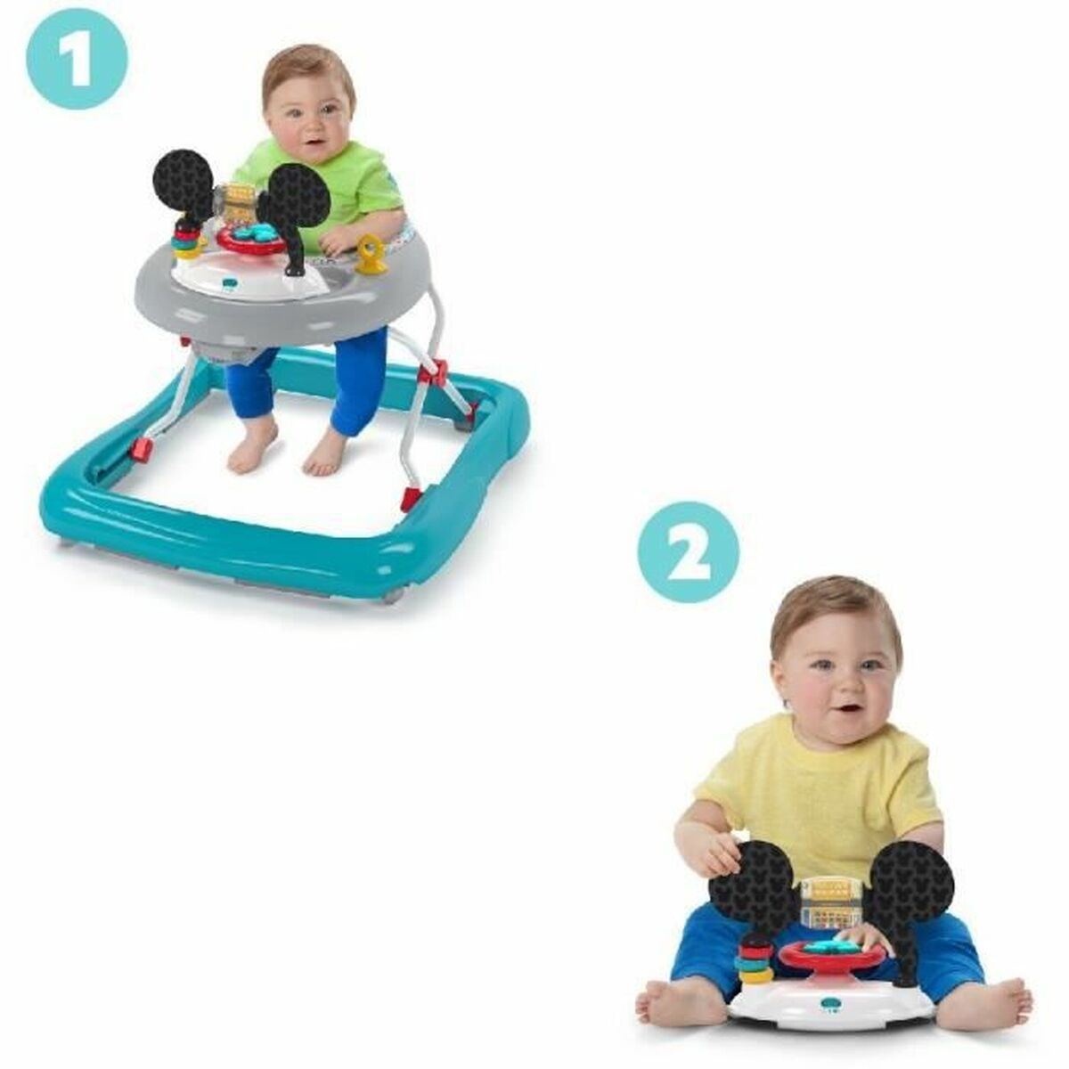 Trehjuling Bright Starts Mickey Mouse - 2