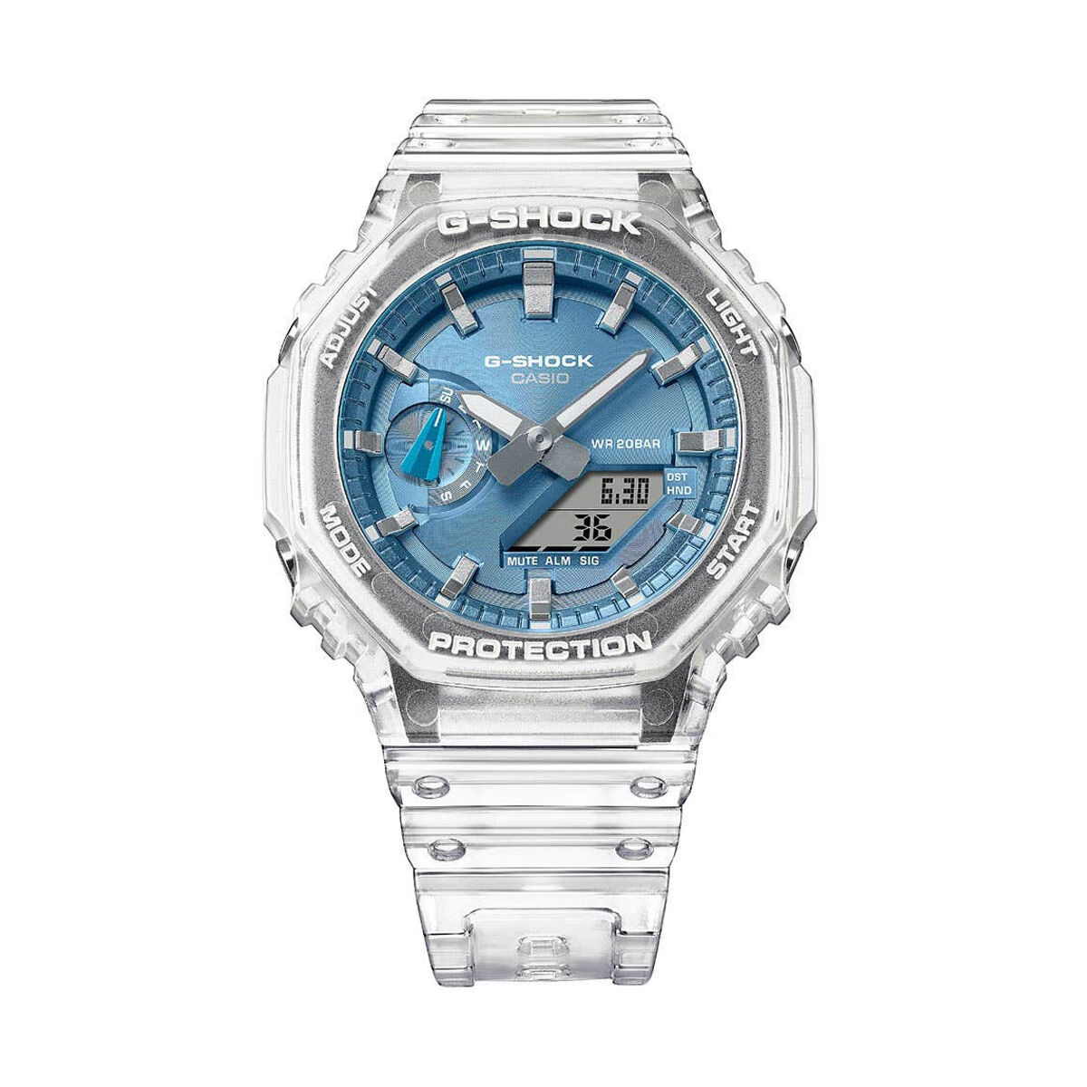 Herrklocka Casio G-Shock BRIGHT METALLIC - LIGHT BLUE (Ø 44,5 mm) - 2