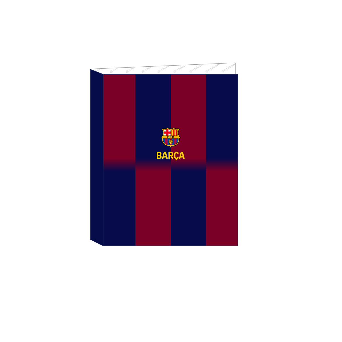 Ringpärm F.C. Barcelona Blå Rödbrun A4 26.5 x 33 x 4 cm