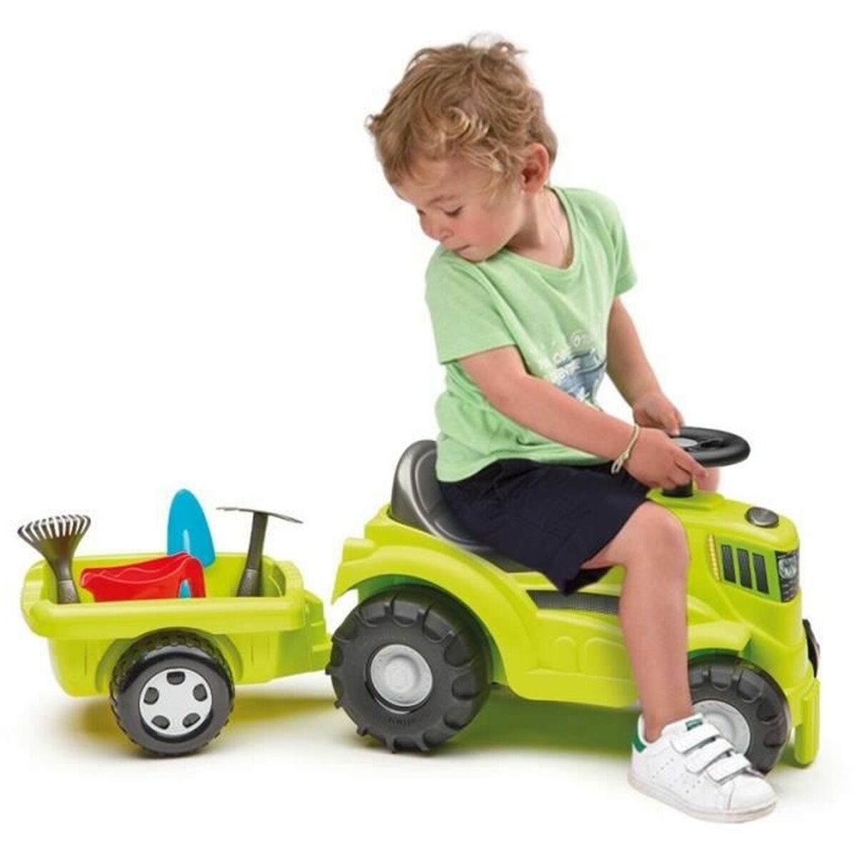 Trehjuling Ecoiffier Släp Traktor