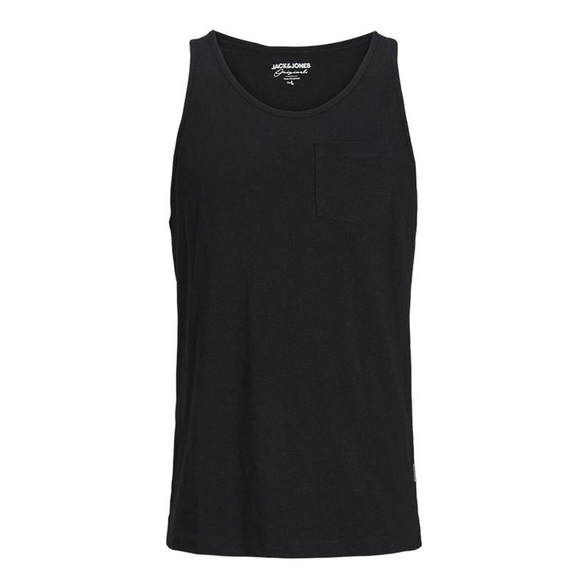 Tanktop, Herr Jack & Jones tampa Slub Svart