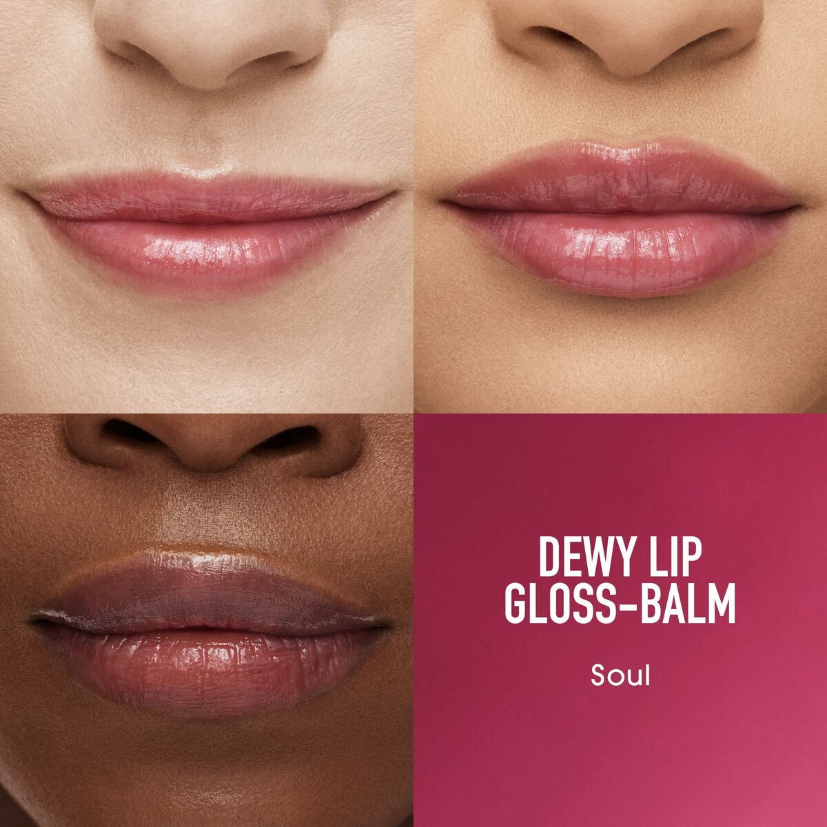 Läppstift bareMinerals DEWY LIP Purpur Soul 2,3 g - 3