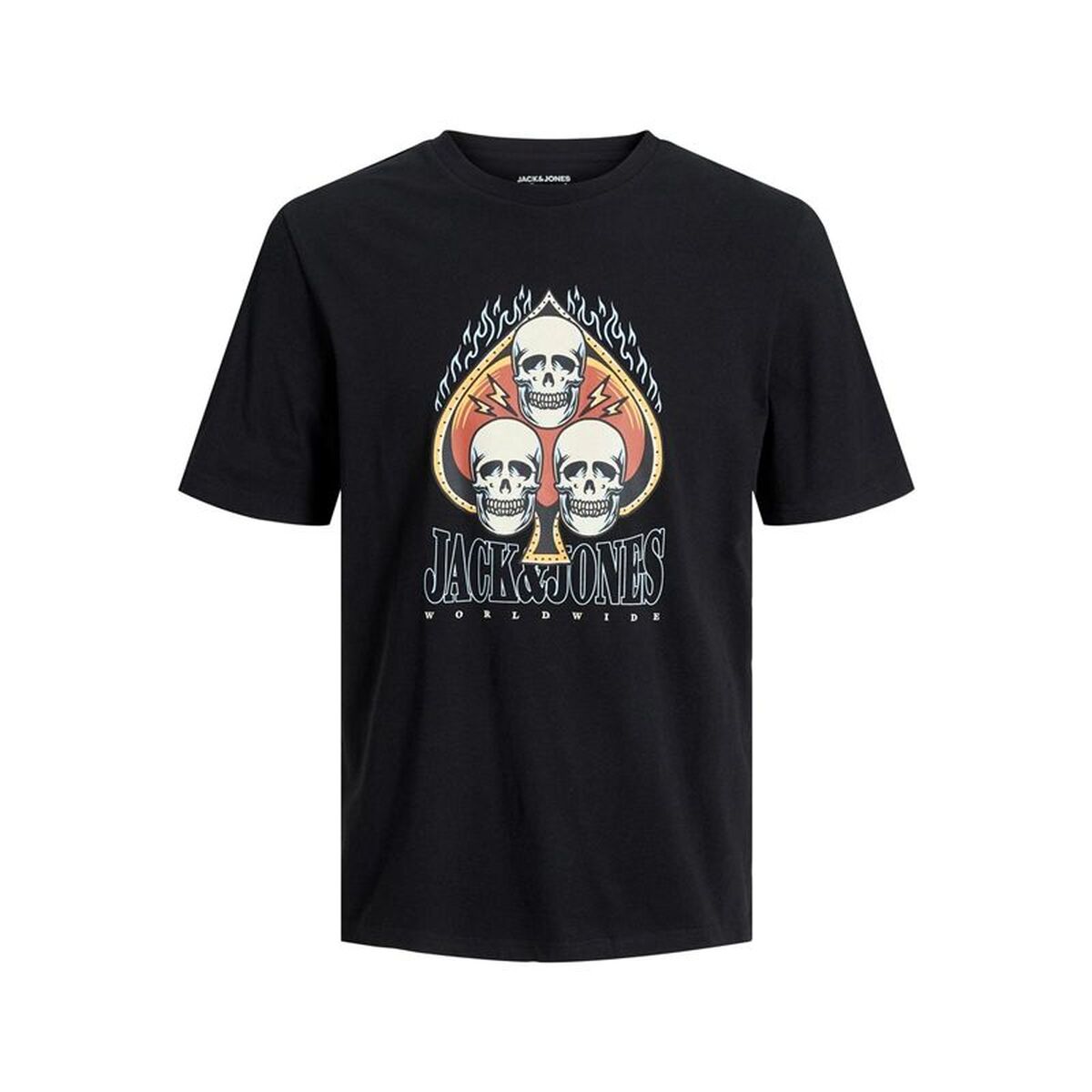 Barn T-shirt med kortärm Jack & Jones 12253965-C-N10 Svart
