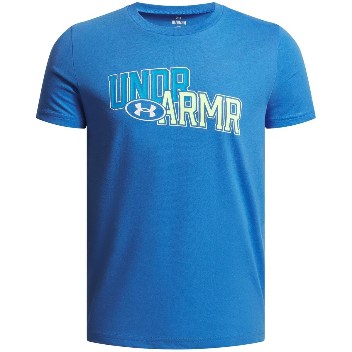 Barn T-shirt med kortärm Under Armour Overlay Wm Ss Blå