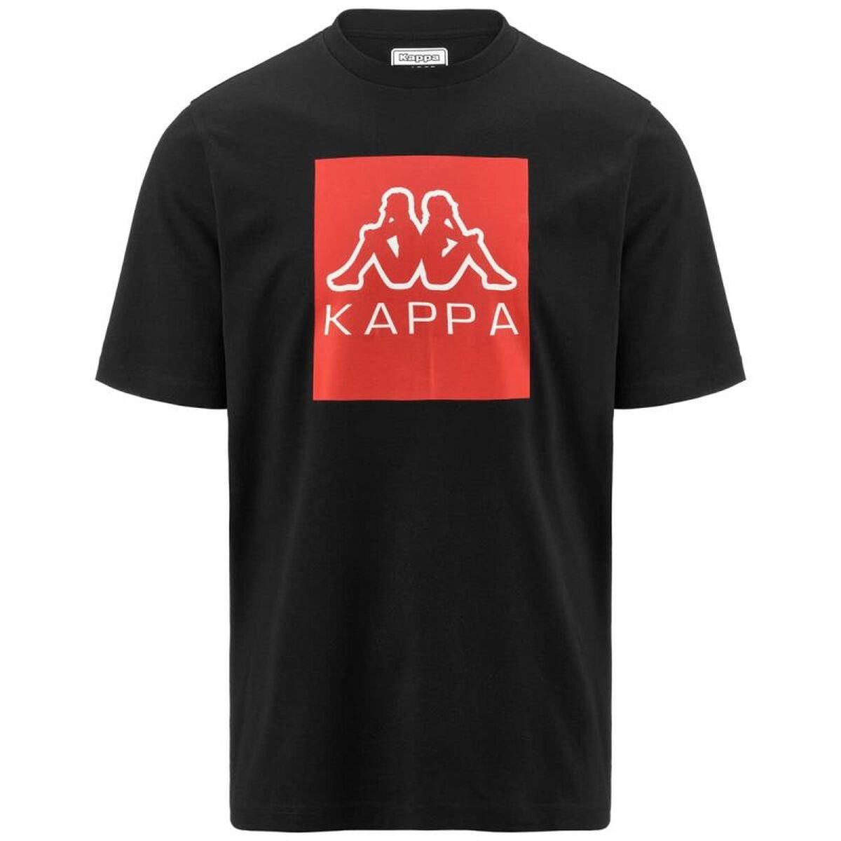 T-shirt med kortärm Herr Kappa 341B2XW-005 Svart (M)