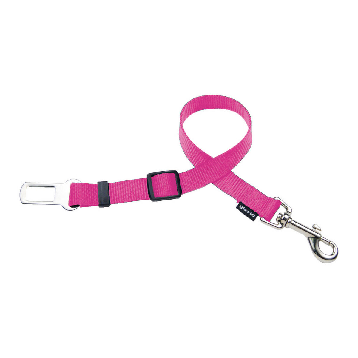 Säkerhetsbälteskrok för hundar Gloria Rosa (2 x 28-45 cm)