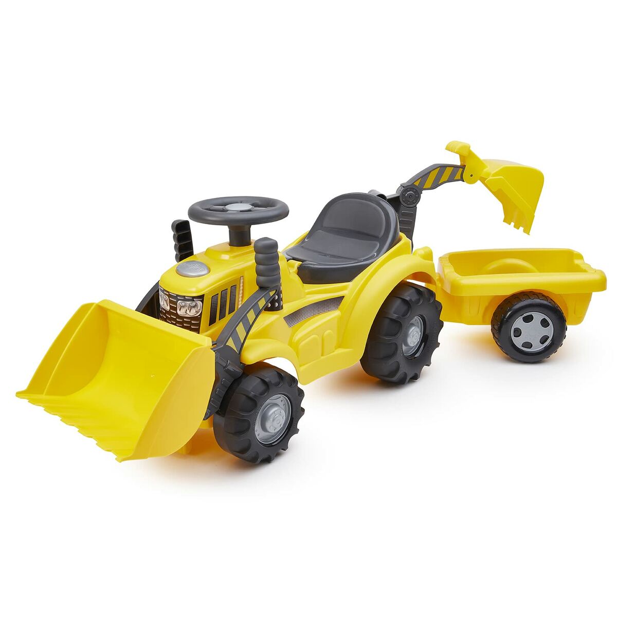 Trehjuling Ecoiffier Carrier Gul Traktor - 3