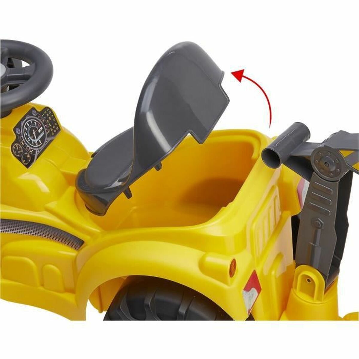 Trehjuling Ecoiffier Carrier Gul Traktor - 2