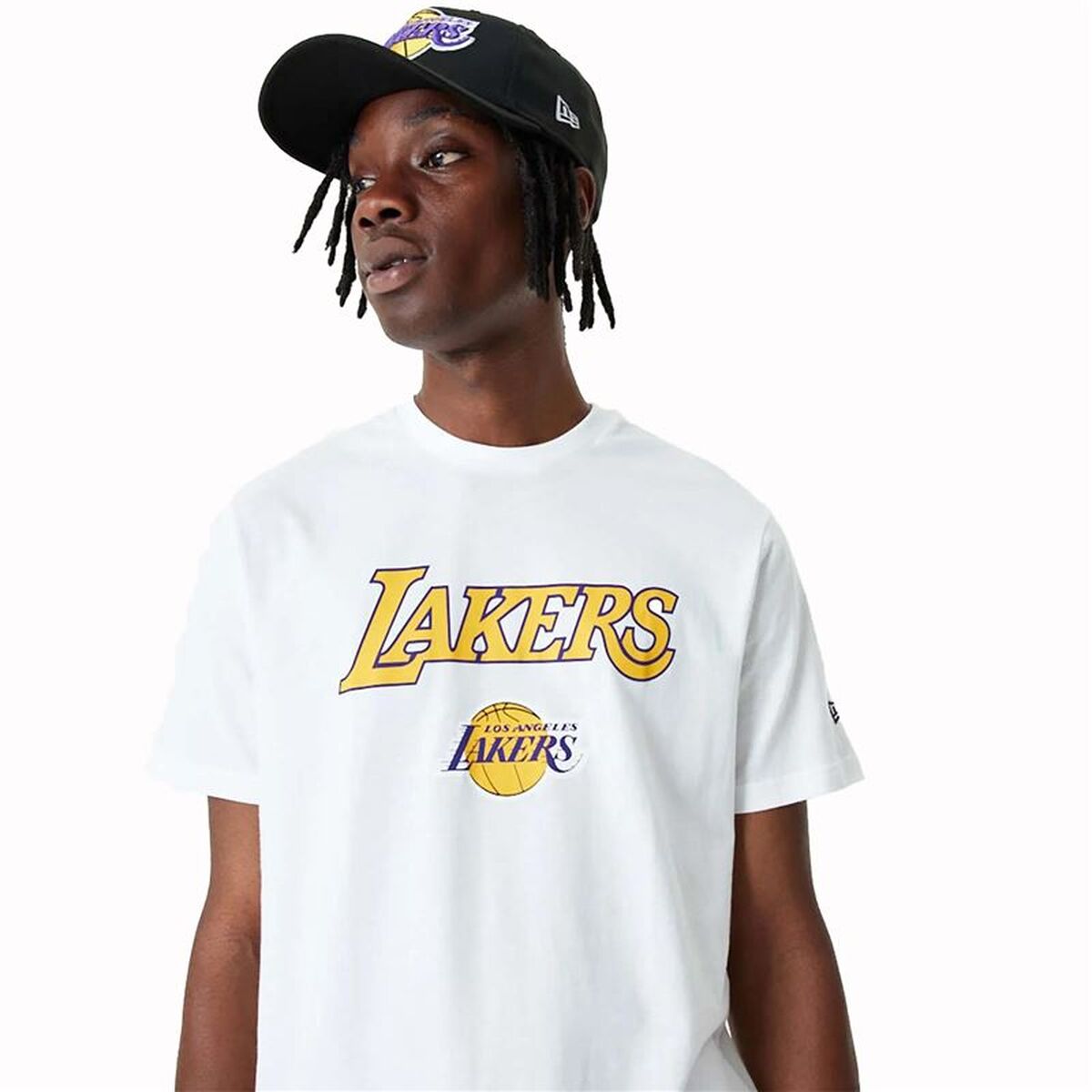T-shirt med kortärm Herr New Era 60357058 Vit (XL)