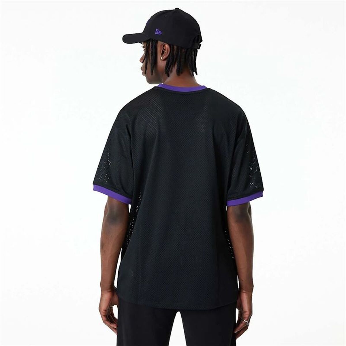 T-shirt med kortärm Herr New Era 60357111 Svart (S) - 2