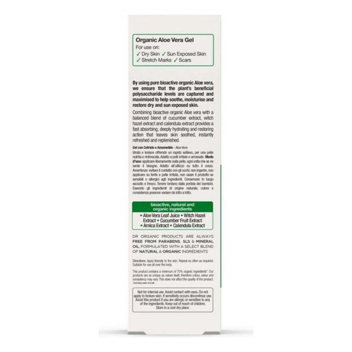 Återfuktande badgel med aloe vera Dr.Organic DR00238 200 ml - 3