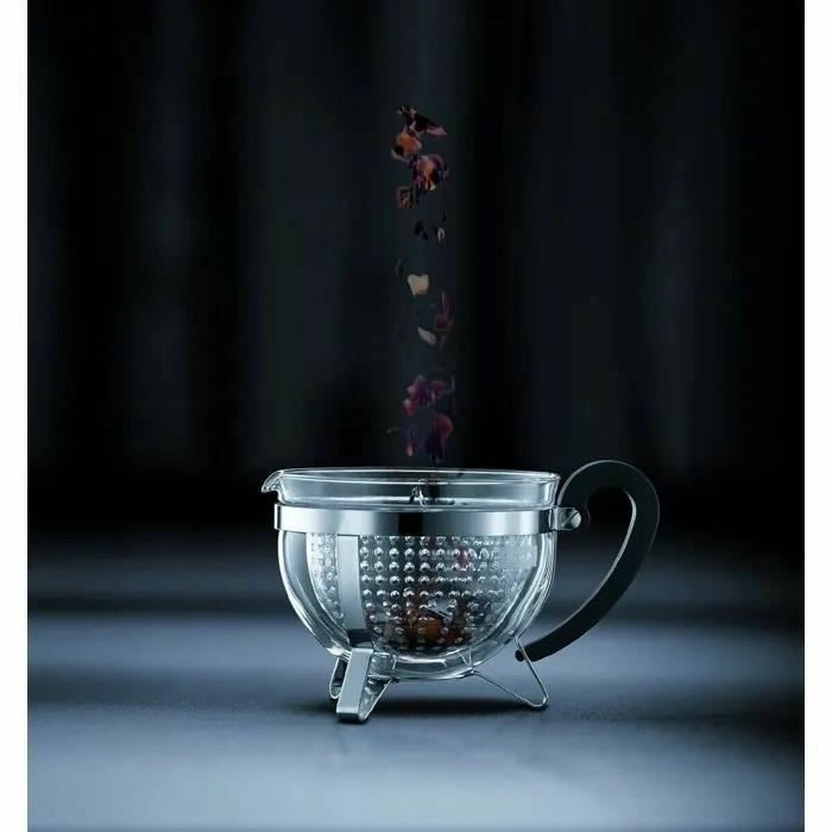 Tekanna Bodum Svart 1,3 ml Glas Plast - 3