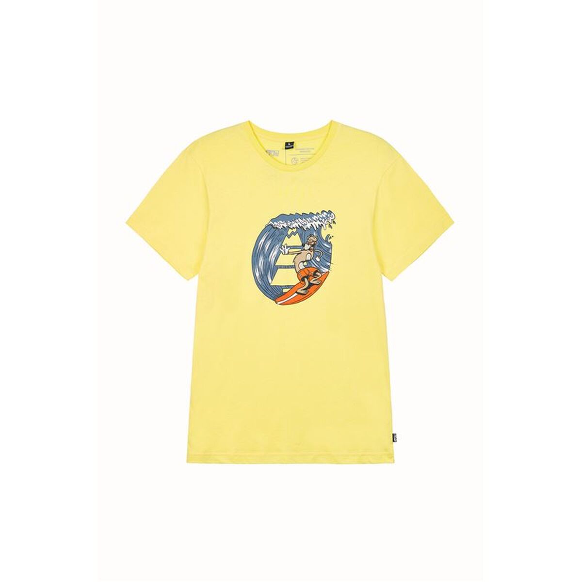 T-shirt med kortärm Herr Picture MTS1030.B Gul (M)