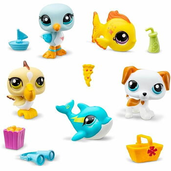 Djurfigurer Bandai Littlest Pet Shop Plast