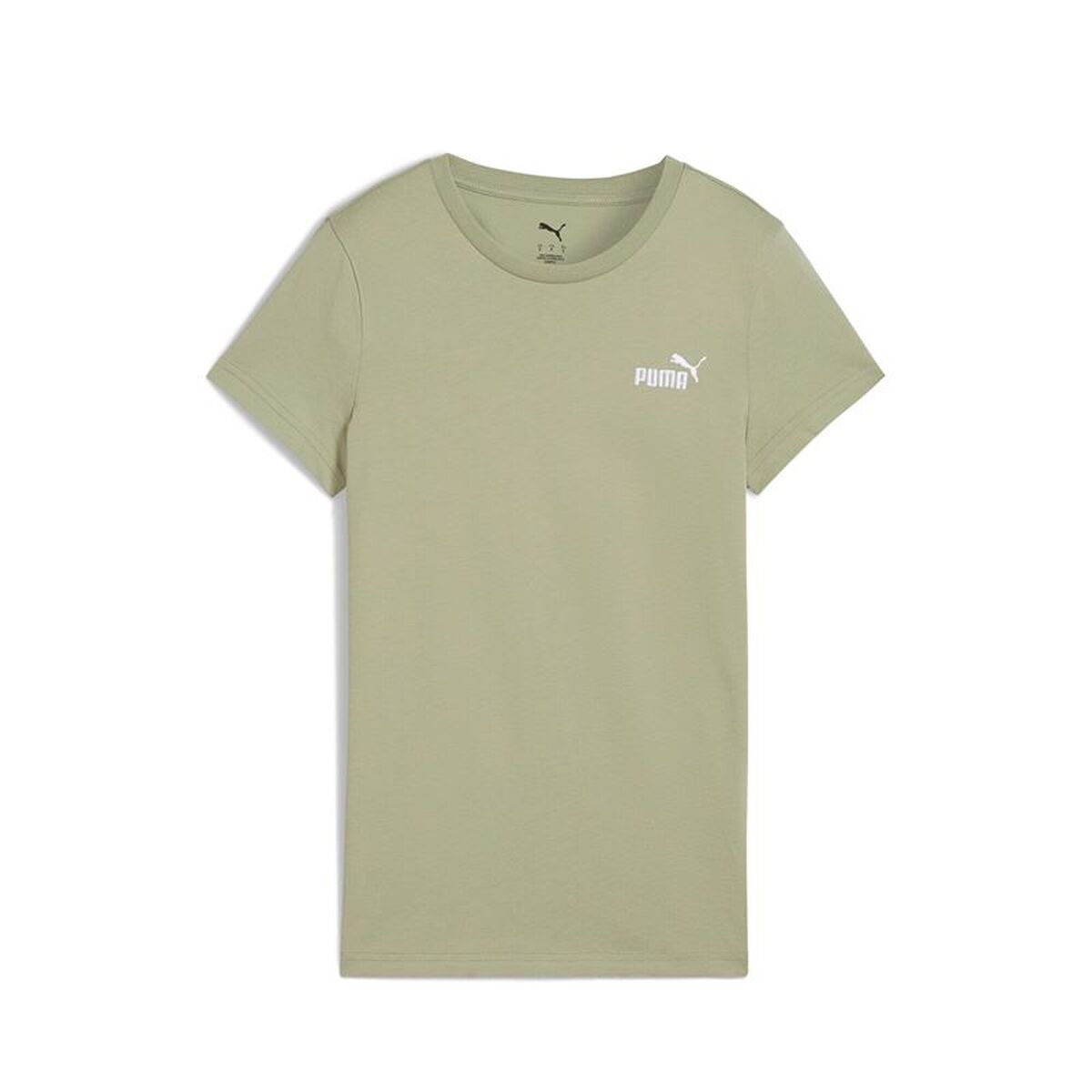 T-shirt med kortärm Dam Puma Essentials Small Oliv