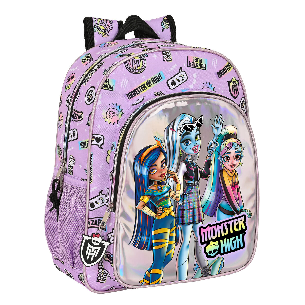 Skolryggsäck Monster High Best boos Lila 32 X 38 X 12 cm