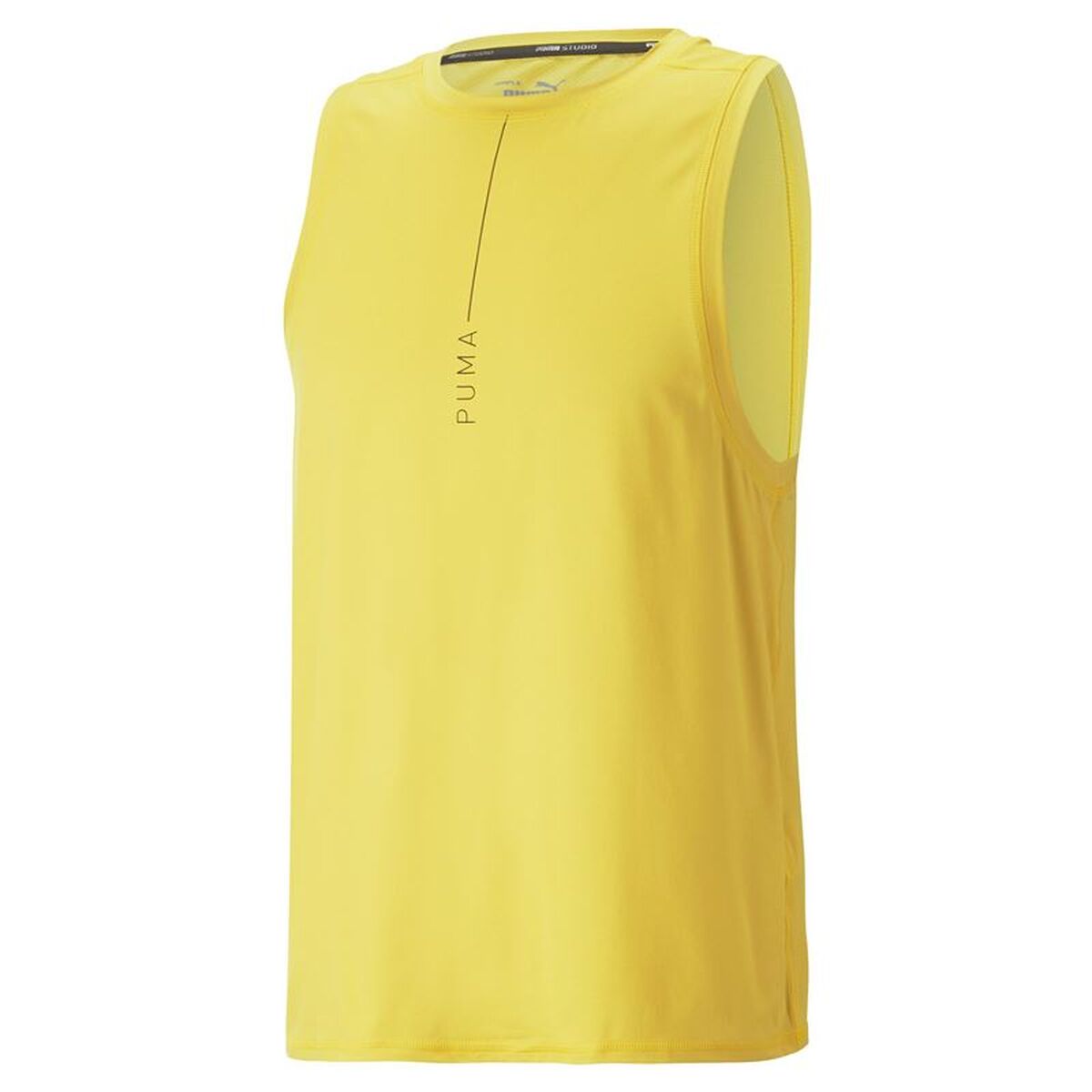T-shirt med kortärm Herr Puma Studio Yogini Lite Gul
