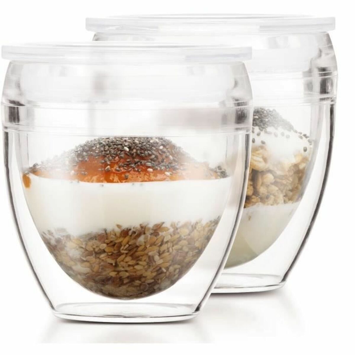 Glasset Bodum Transparent Plast (2 antal)