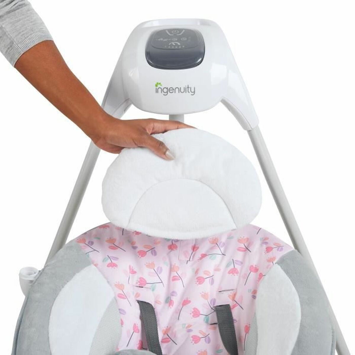 Hängmatta för bebis Ingenuity Cassidy Rosa - 2
